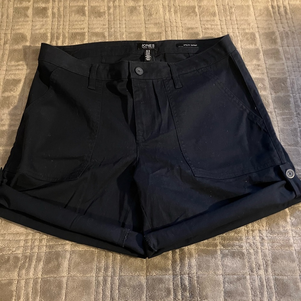 Jones New York Black Utility Shorts